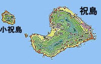 祝島の地図